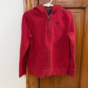 Polo by Ralph Lauren Kids Size 6X Crimson Hoodie